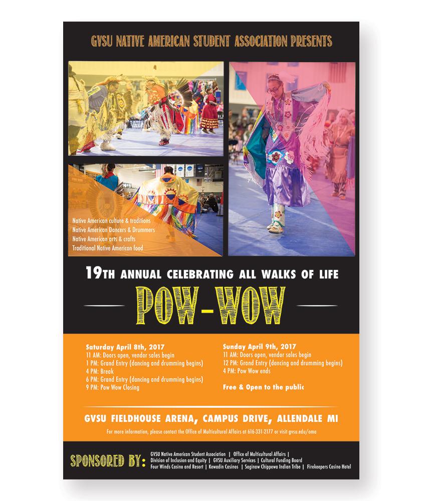 Native American Student Association Pow-Wow poster